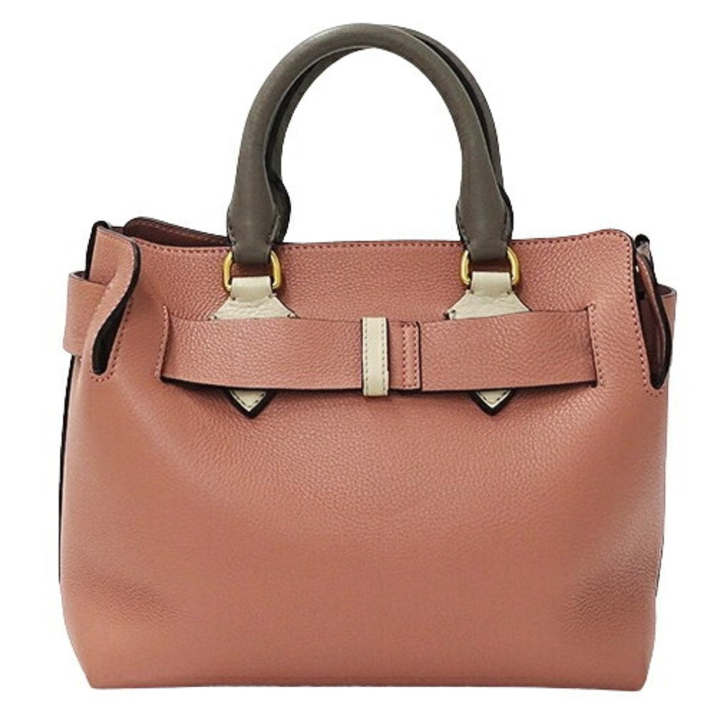 Burberry pink Leather Handbag Shoulder Bag ()