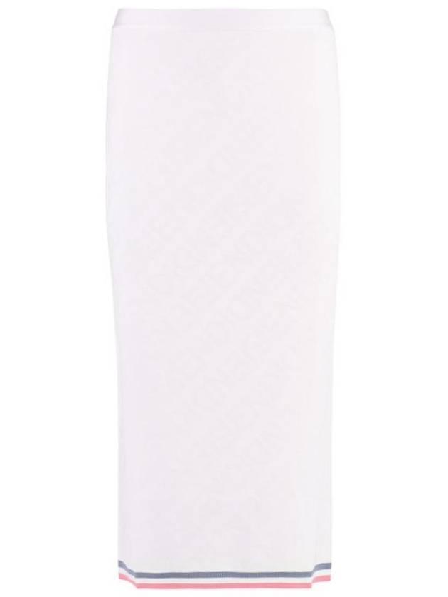 Fendi short skirt FZQ719ANZE F0ZNM WHITE