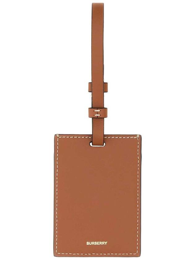 Burberry Check Luggage Tag Beige