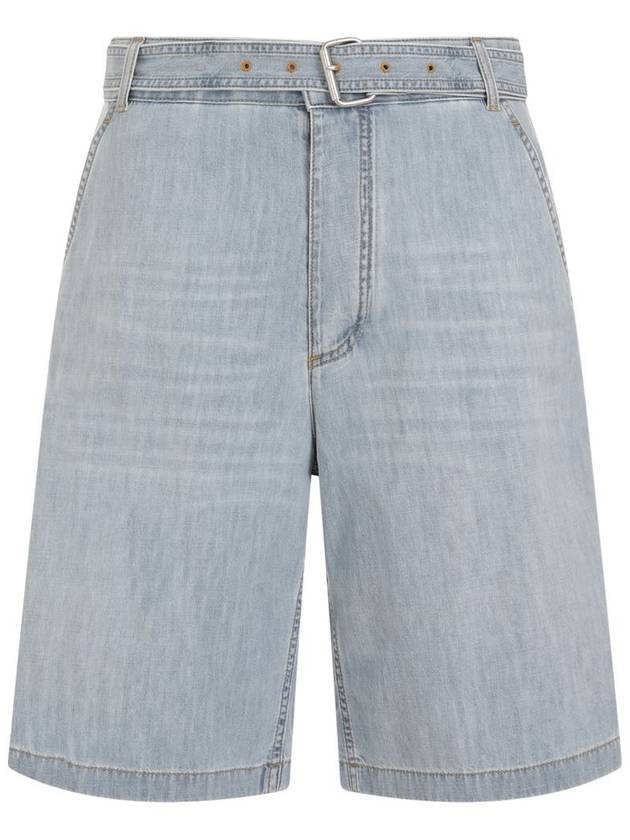 Bottega Veneta Denim Shorts Light Bleach