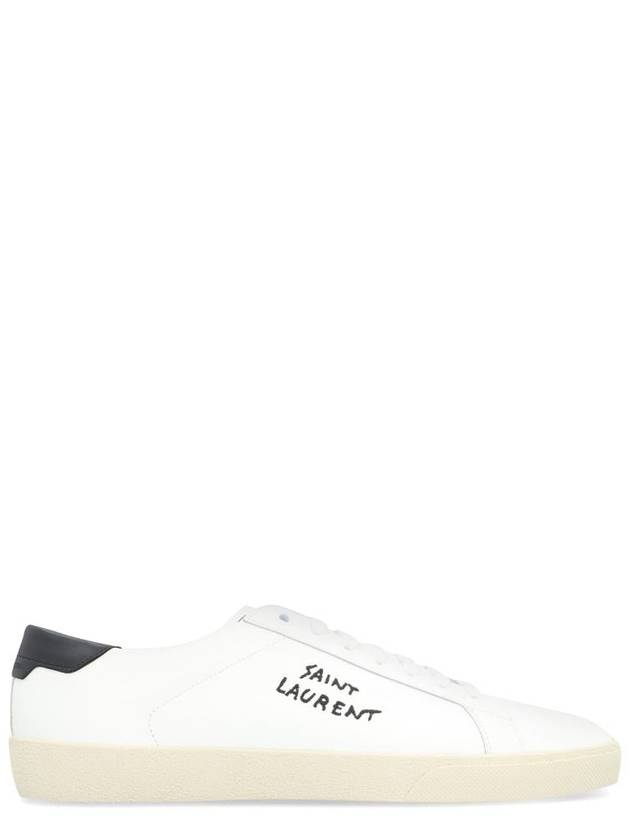 Saint Laurent Court Classic SL 06 Leather Low Top Sneakers White