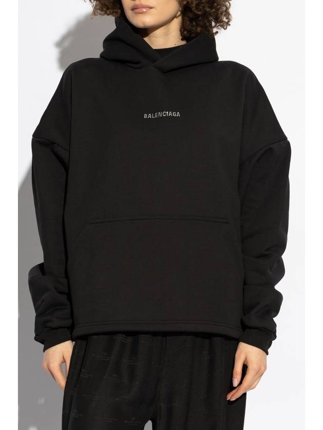 Balenciaga Balenciaga Hoodie, Women's, Black
