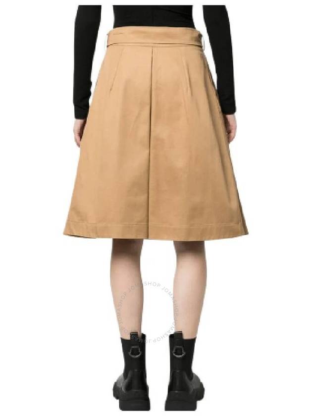 Burberry Short Skirt 8072535A1420 CAMEL NUDE NEUTRALS