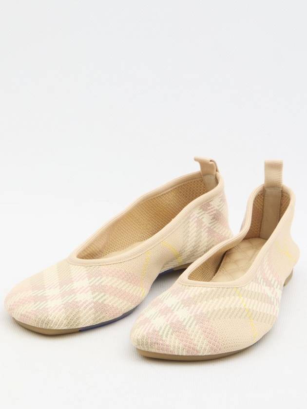 Burberry Check knit Baby ballerinas