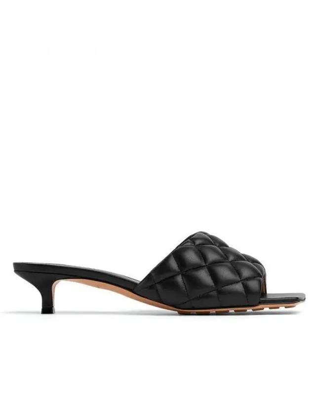 Bottega Veneta Padded Leather Mule Black