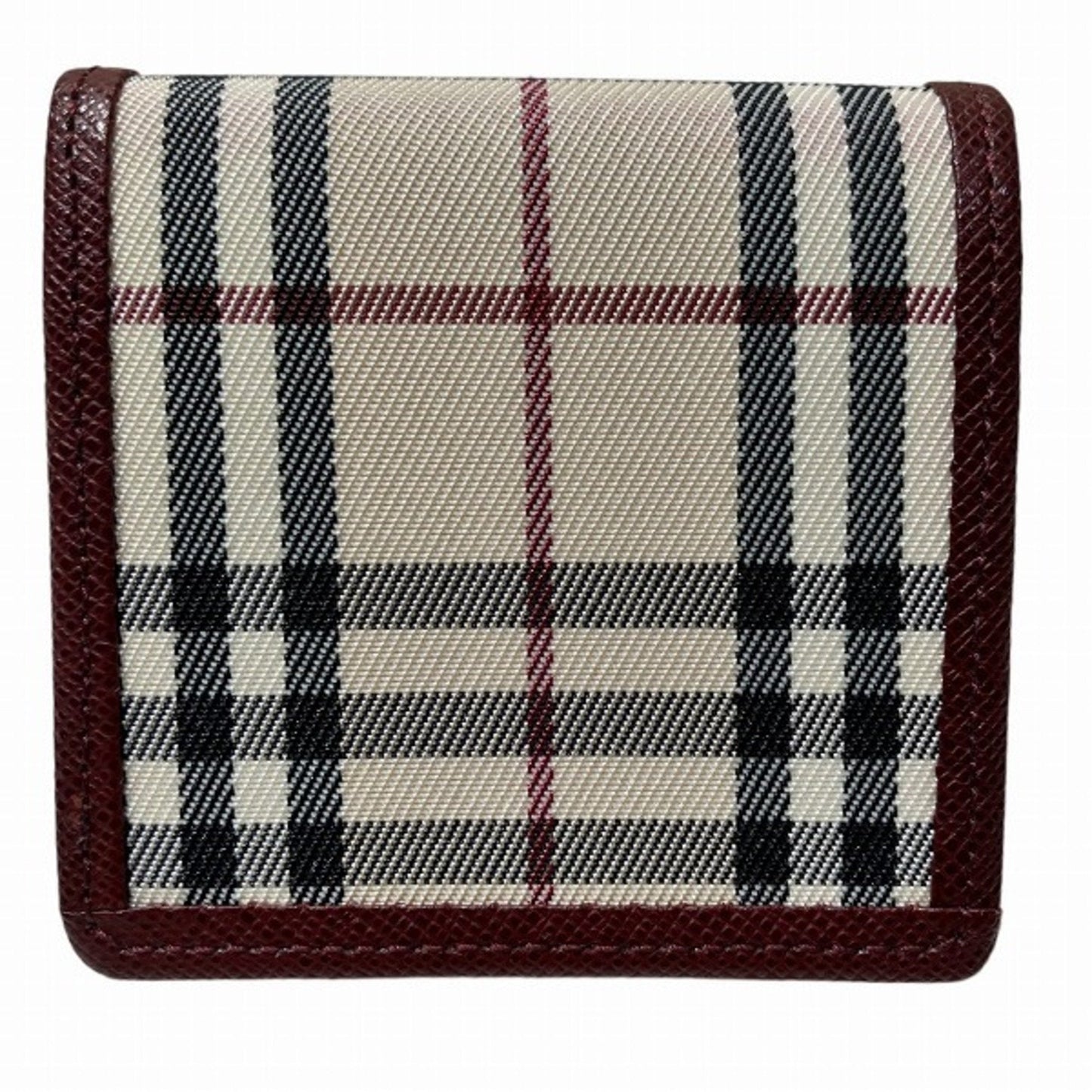 Burberry Leather Canvas Coin Purse/Coin Case ()