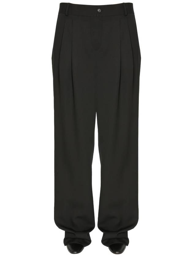 Saint Laurent Grande Poudre Wide Pants Black