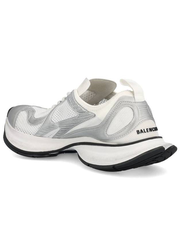 Balenciaga Circuit Low Top Sneakers White Silver