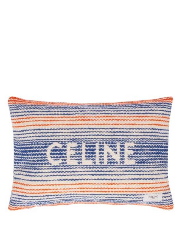 CELINE Jacquard Logo Cushion Pillow