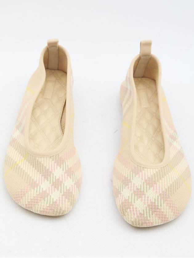 Burberry Check knit Baby ballerinas