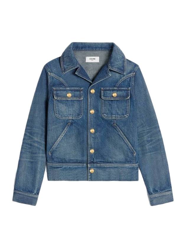 CELINE Trucker Denim Jacket Blue