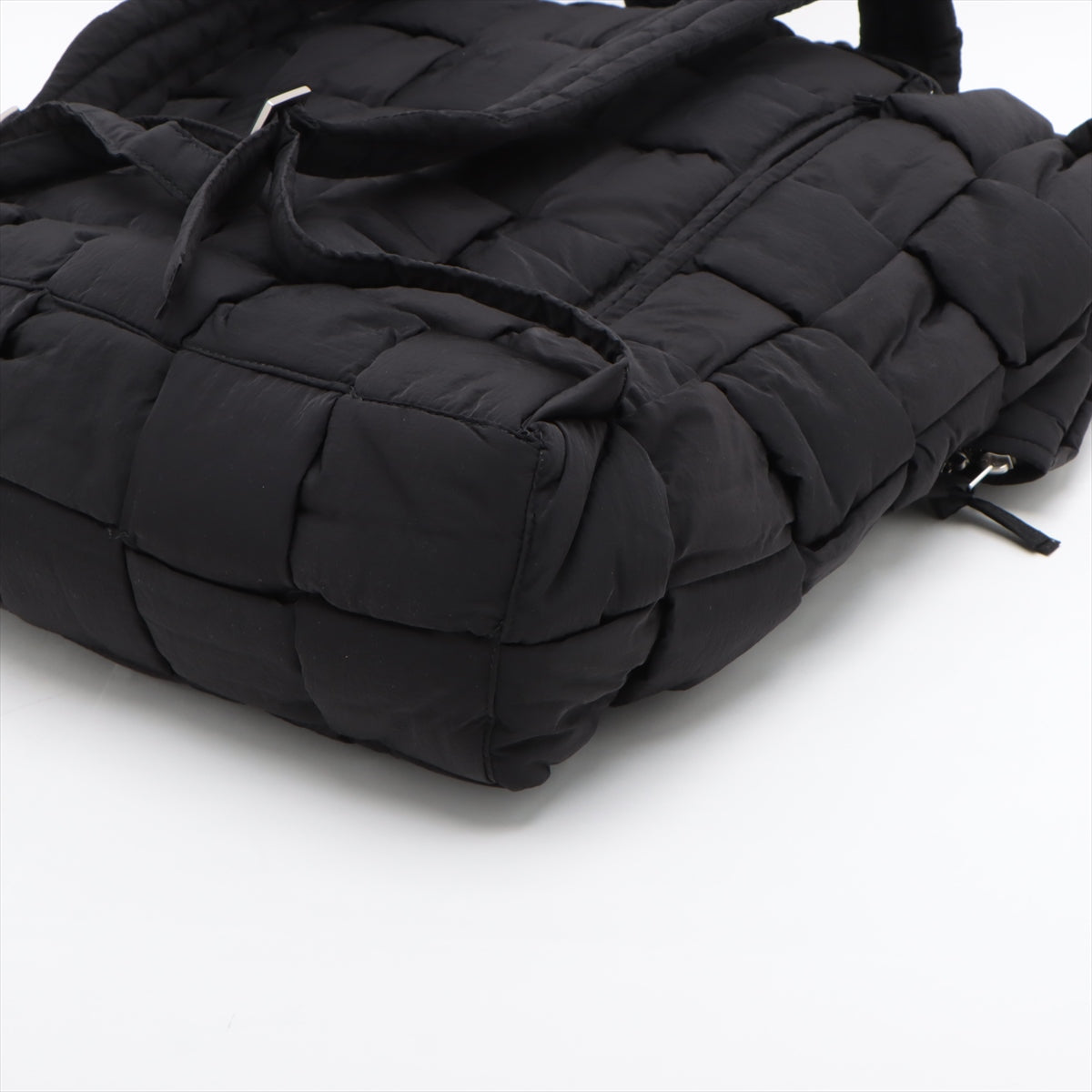 Bottega Veneta Padetteck Cassette Nylon Backpack/Rucks Black