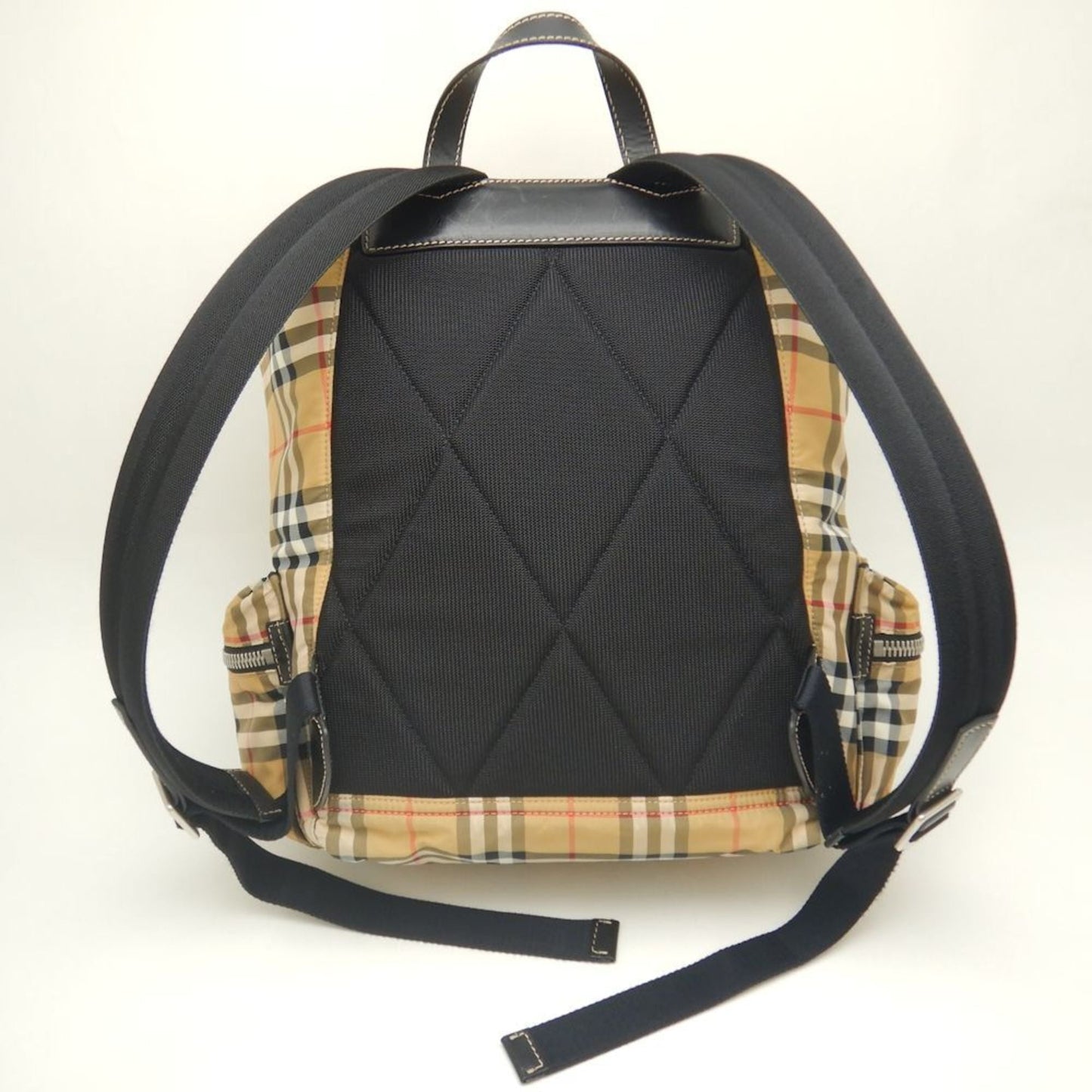 Burberry Nylon Leather Backpack ()