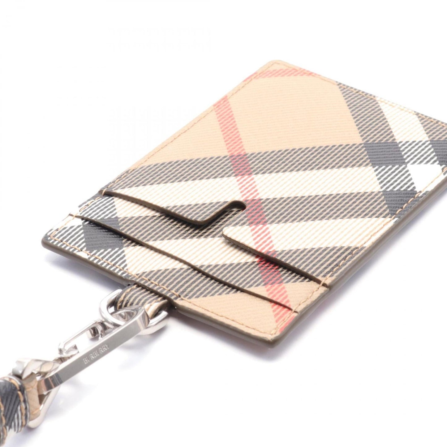 Burberry Coated Canvas Business Card Case