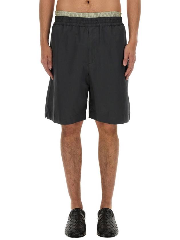 Bottega Veneta 24 ss Double Waistband Shorts 785715 V3G20 1235 B0111077033