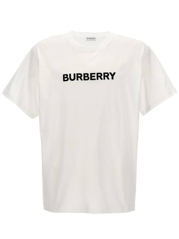 Burberry Logo Print Short Sleeve T-Shirt White