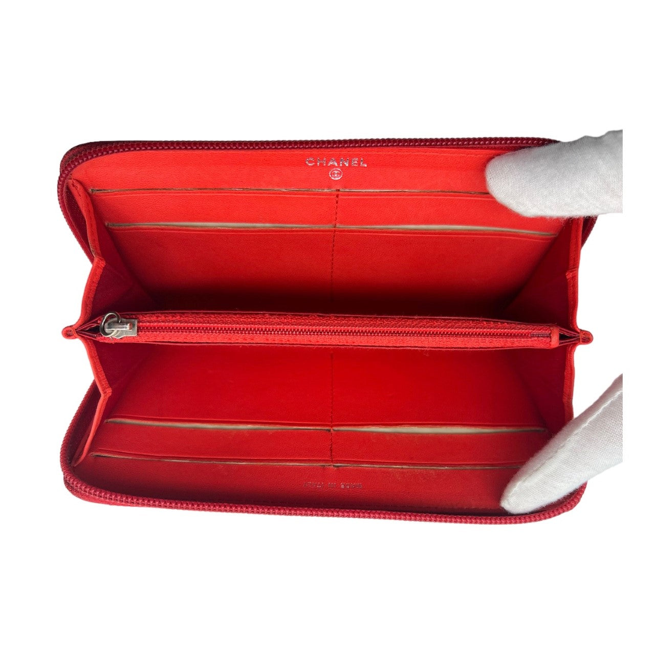 Chanel bag Red Camellia Wallet