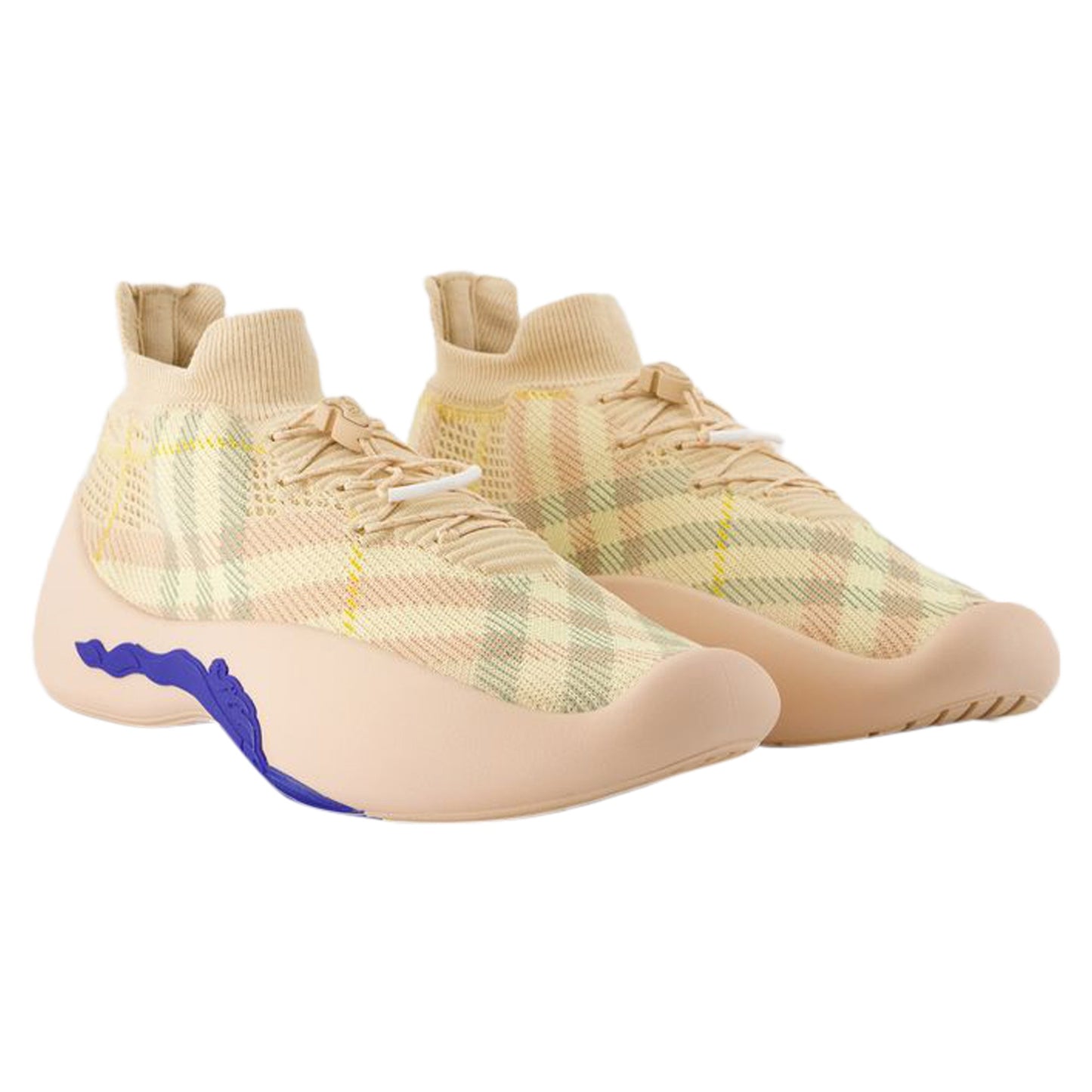 Neptune Sneakers - Burberry - Synthetic - Pink