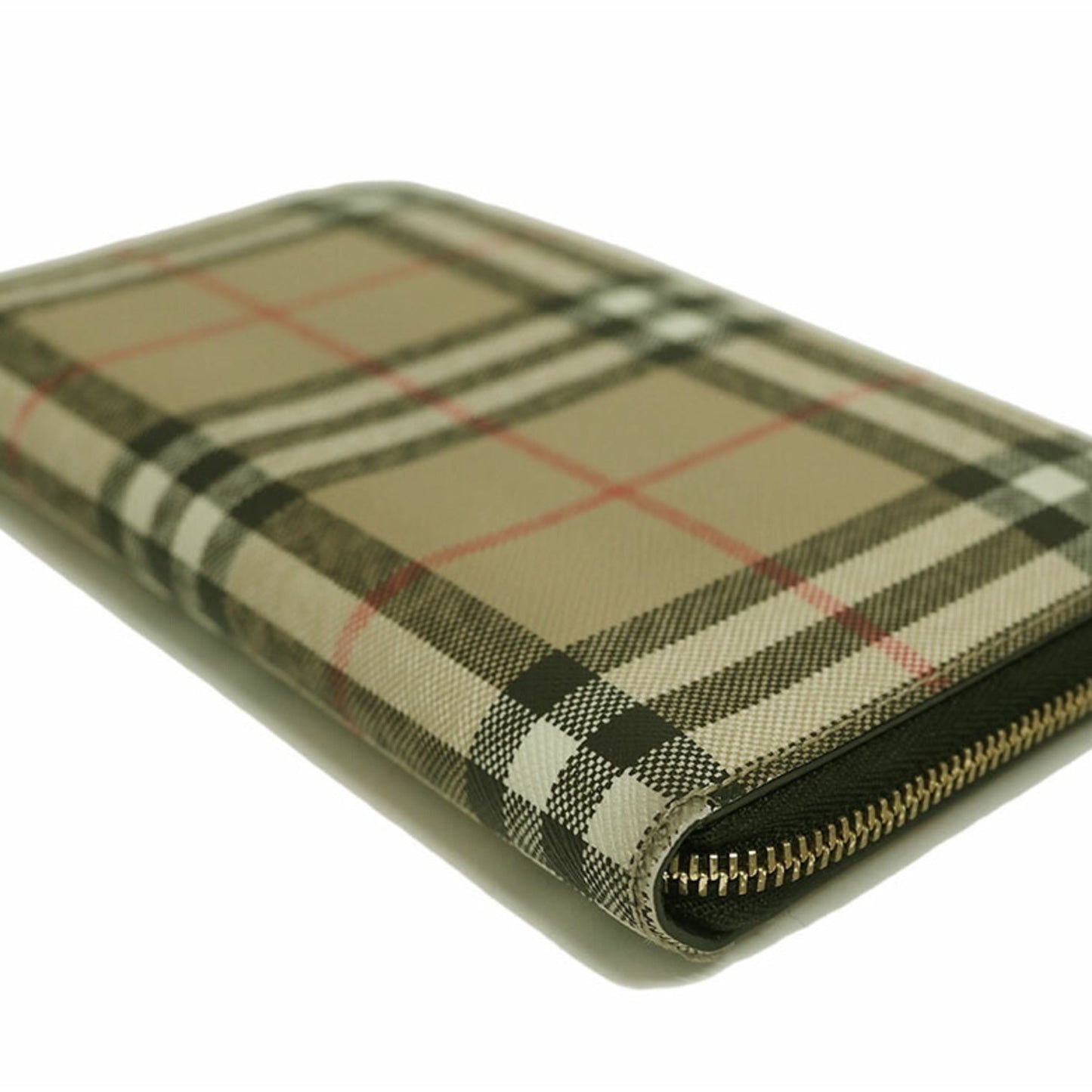 Burberry Pvc Leather Long Wallet (Bi-Fold) ()