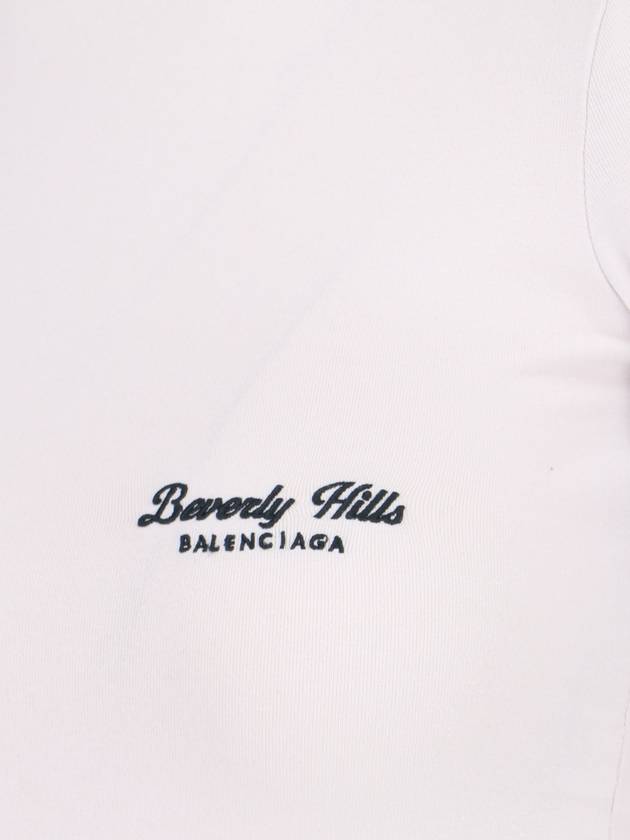 Balenciaga Beverly Hills Short Sleeve T-Shirt White
