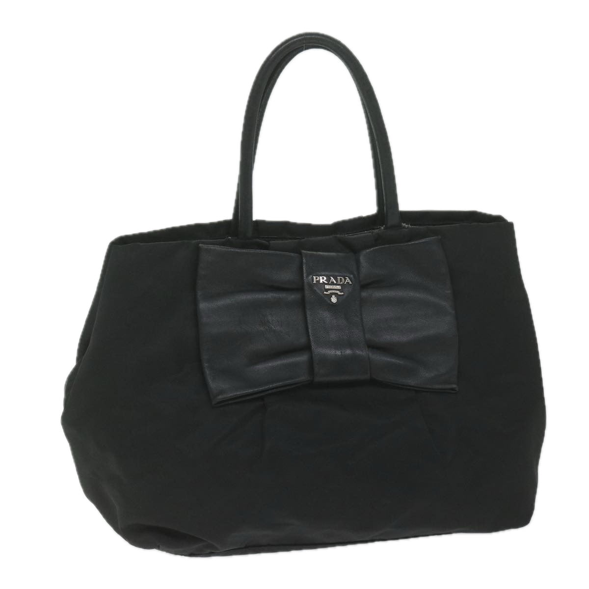 PRADA Hand Bag Nylon Black ep2578