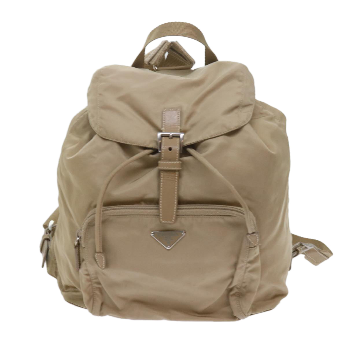 PRADA Backpack Nylon Beige ep2585