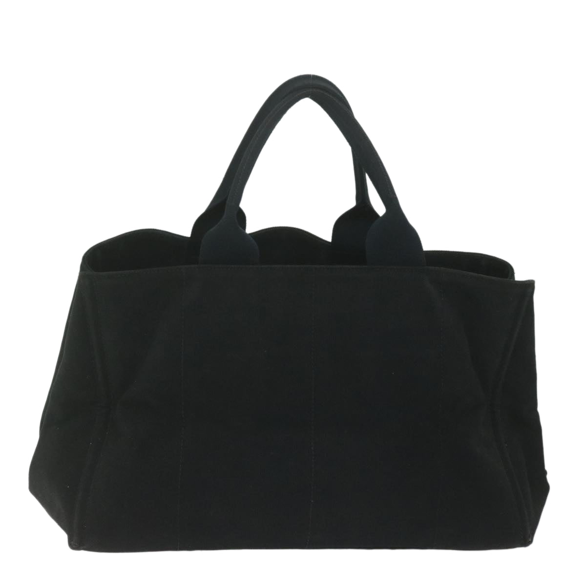 PRADA Canapa GM Hand Bag Canvas Black ep2612