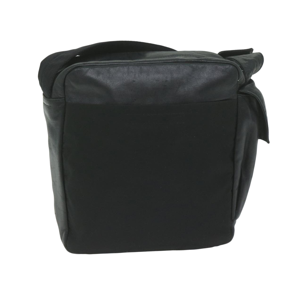 PRADA Shoulder Bag Leather nylon Black ep2668