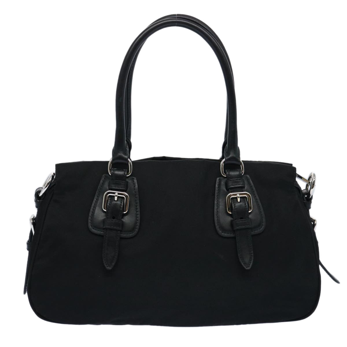 PRADA Hand Bag Nylon Black ep2755
