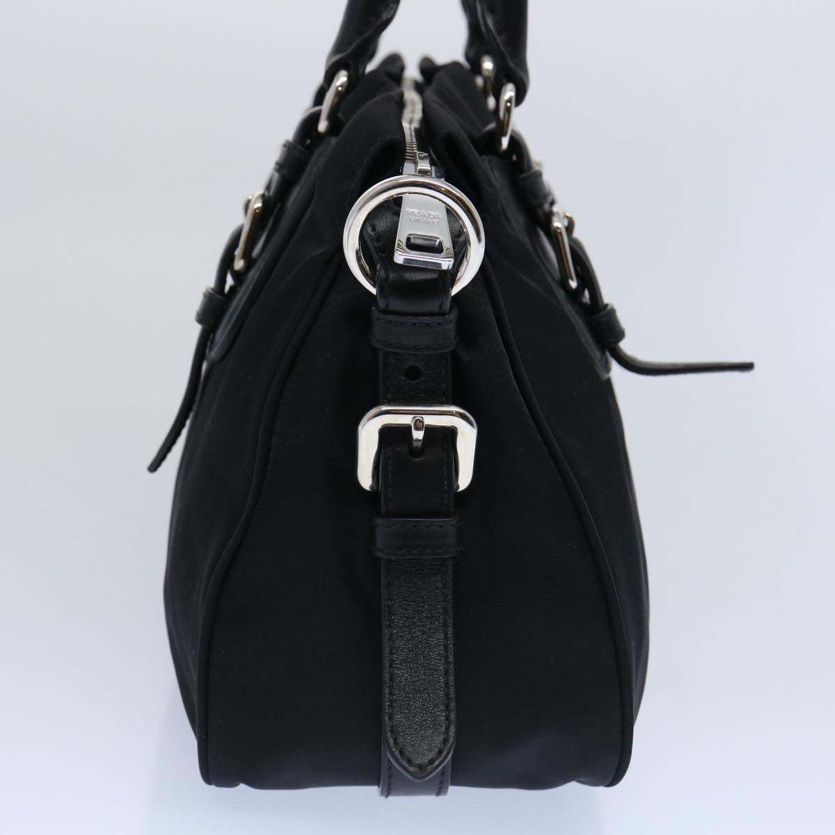 PRADA Hand Bag Nylon Black ep2755