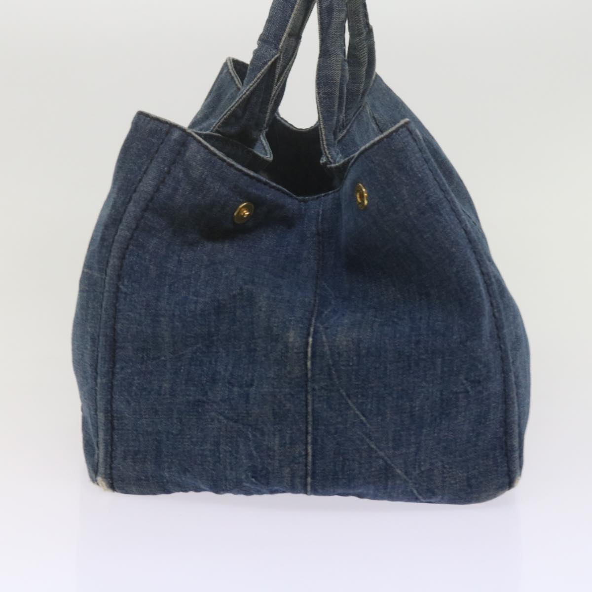 PRADA Canapa GM Hand Bag Denim Blue ep2849