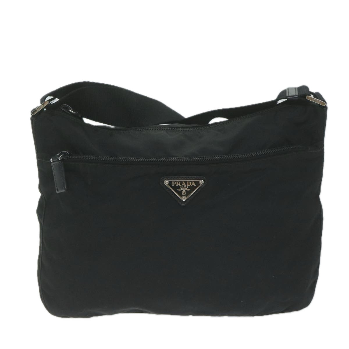 PRADA Shoulder Bag Nylon Black ep2977