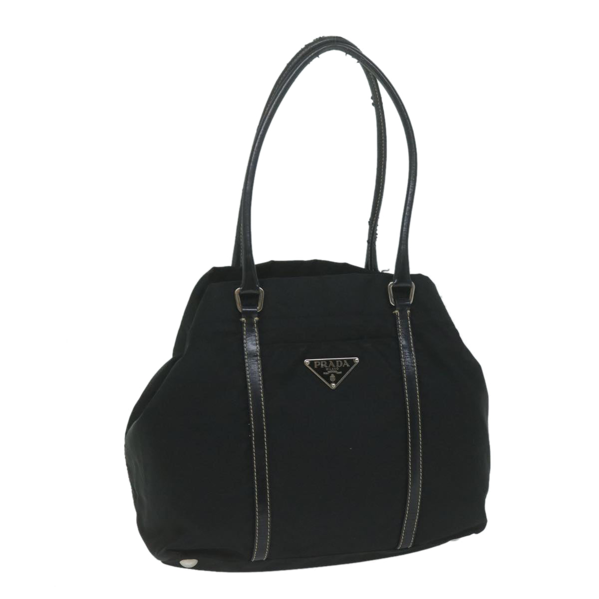 PRADA Hand Bag Nylon Black ep3098