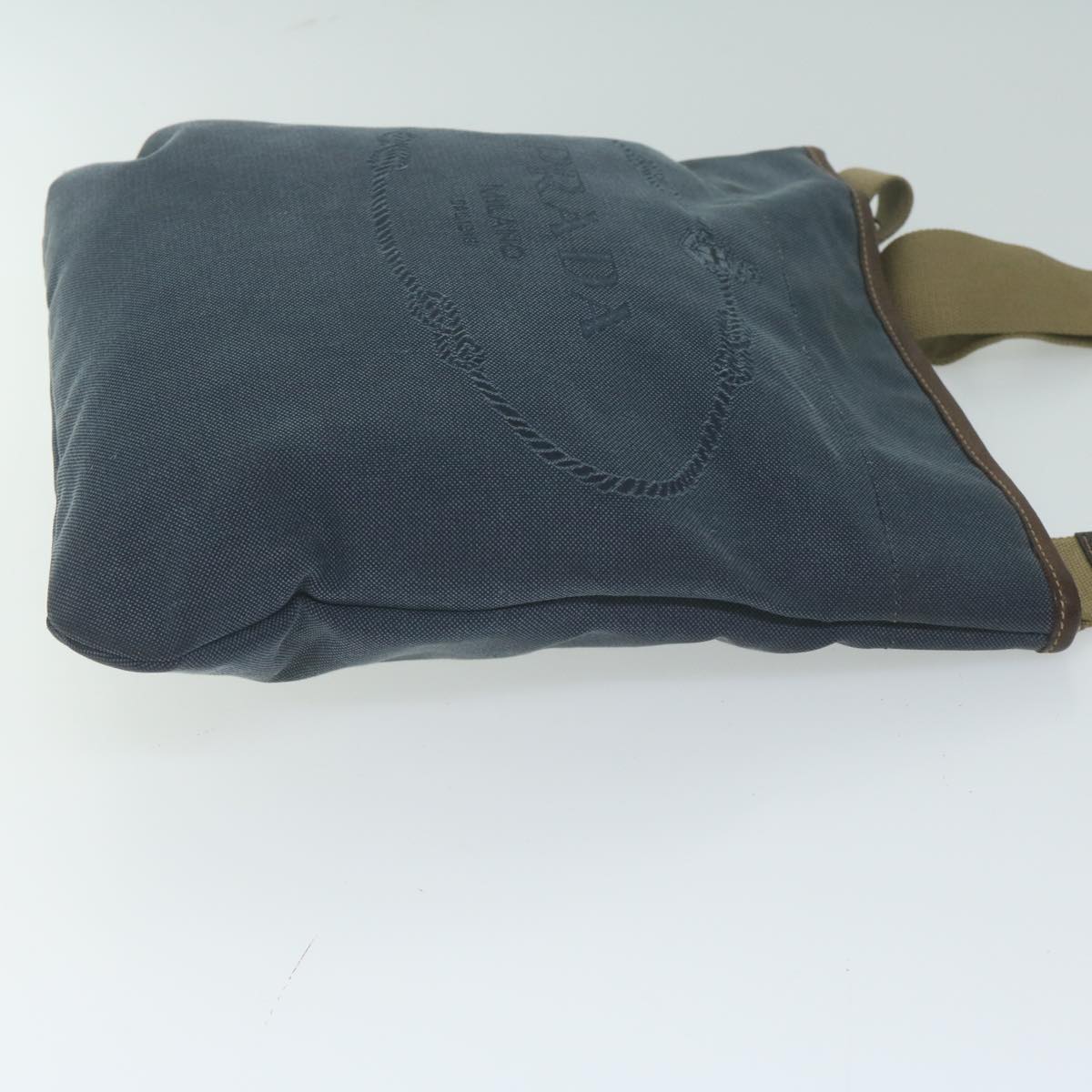PRADA Shoulder Bag Canvas Navy ep3115