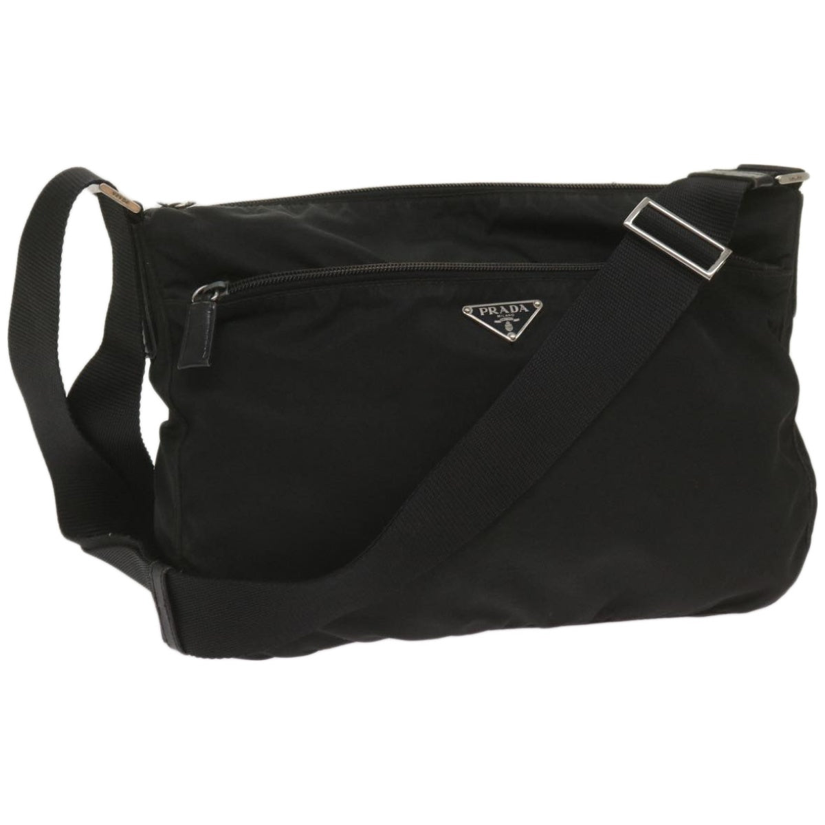 PRADA Shoulder Bag Nylon Black  ep3611