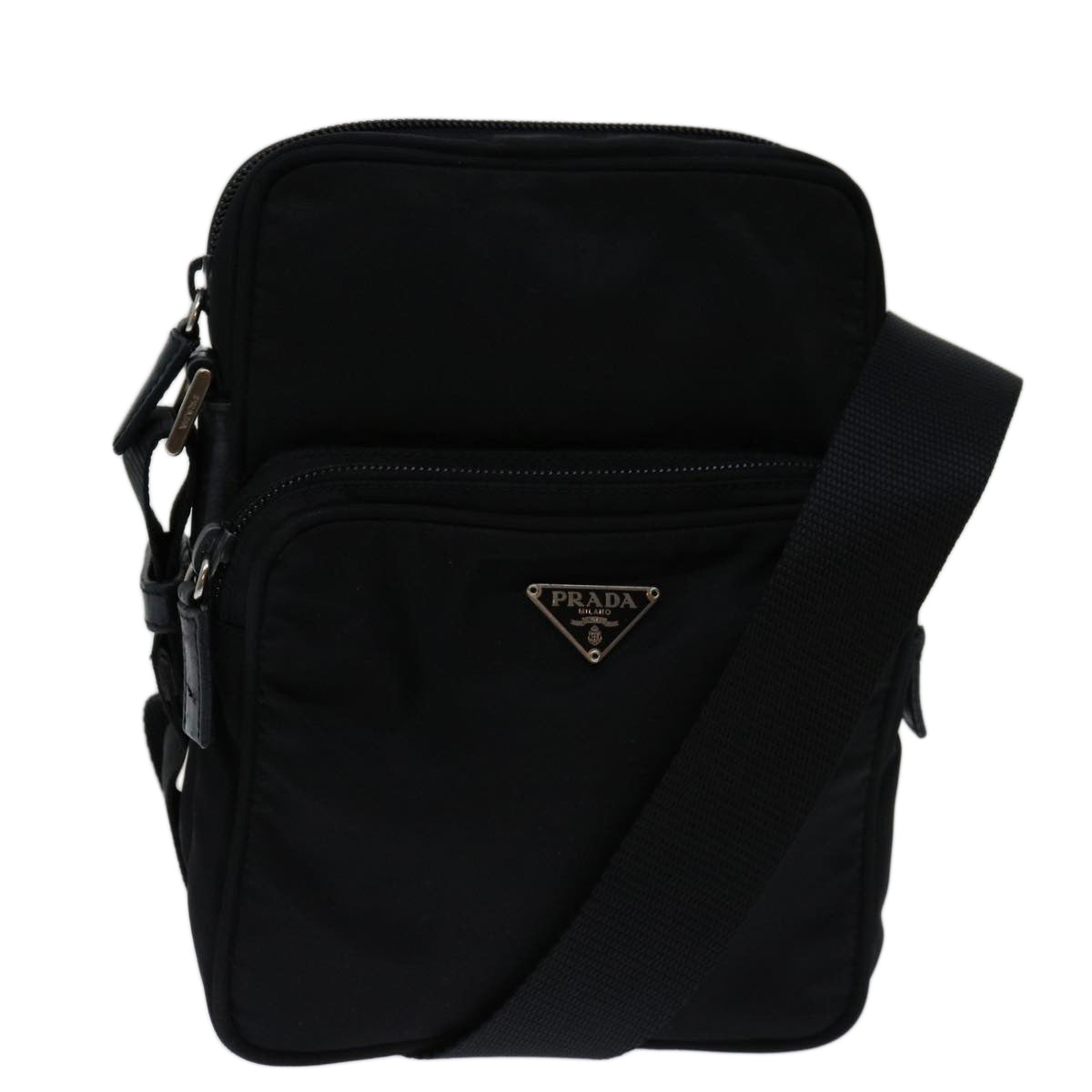 PRADA Shoulder Bag Nylon Black ep3731