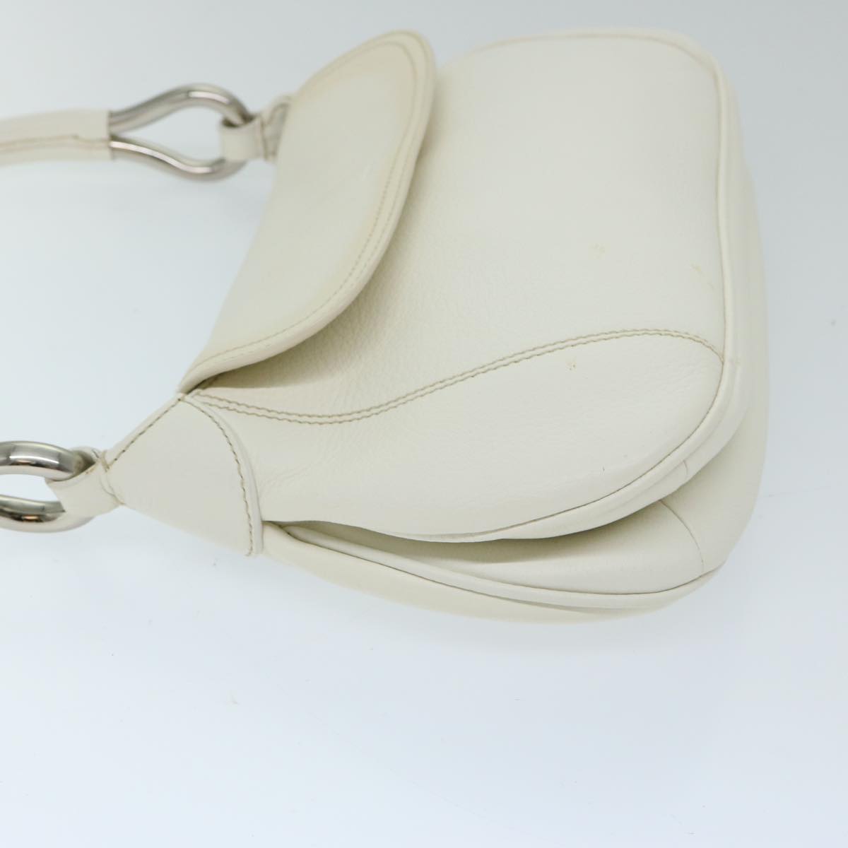 PRADA Shoulder Bag Leather White ep3809