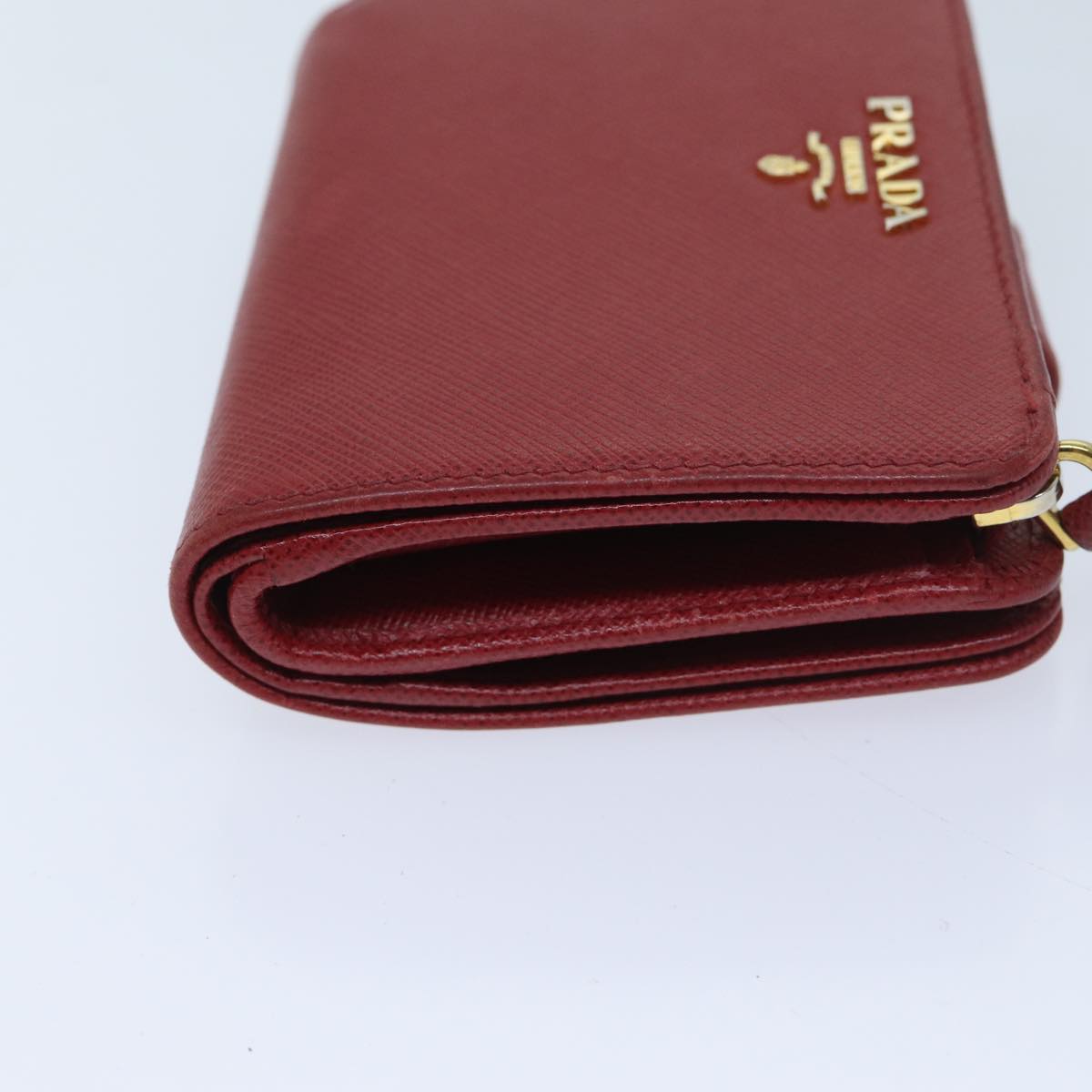 PRADA Bifold Wallet Safiano leather Red ep3880