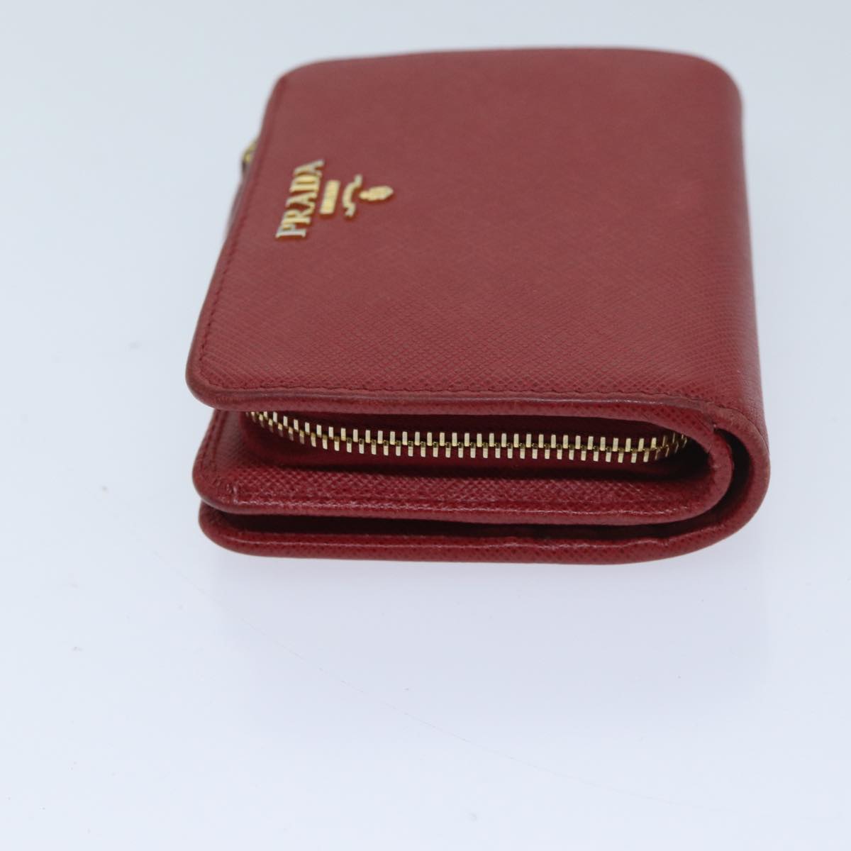 PRADA Bifold Wallet Safiano leather Red ep3880