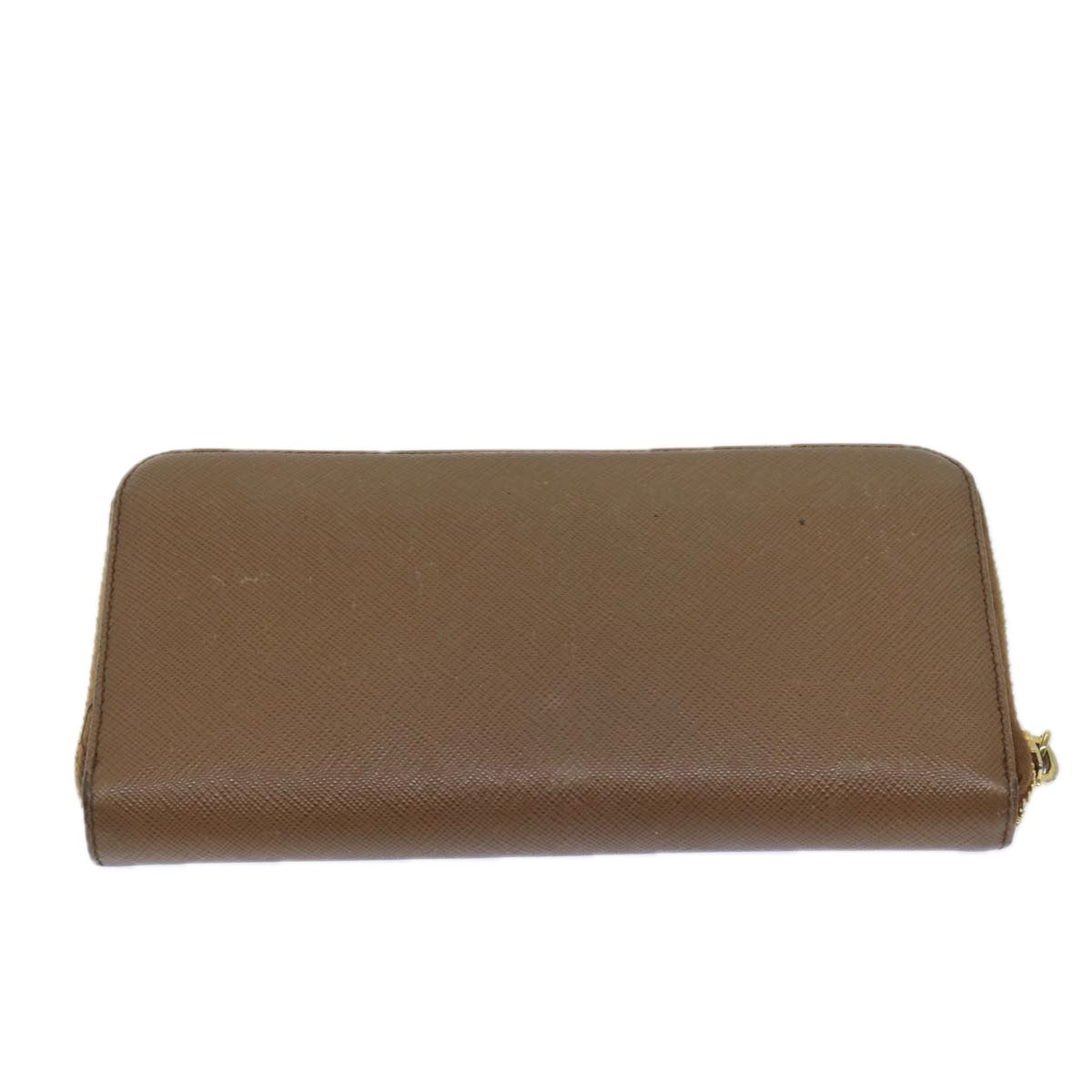 PRADA Long Wallet Safiano leather Brown ep3921