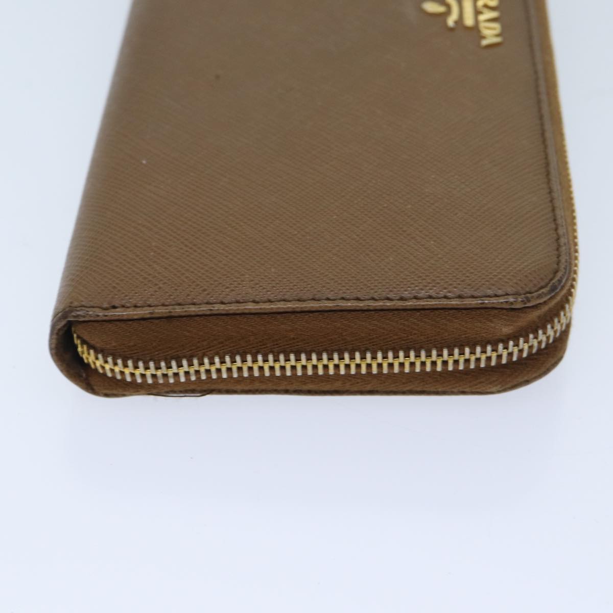 PRADA Long Wallet Safiano leather Brown ep3921