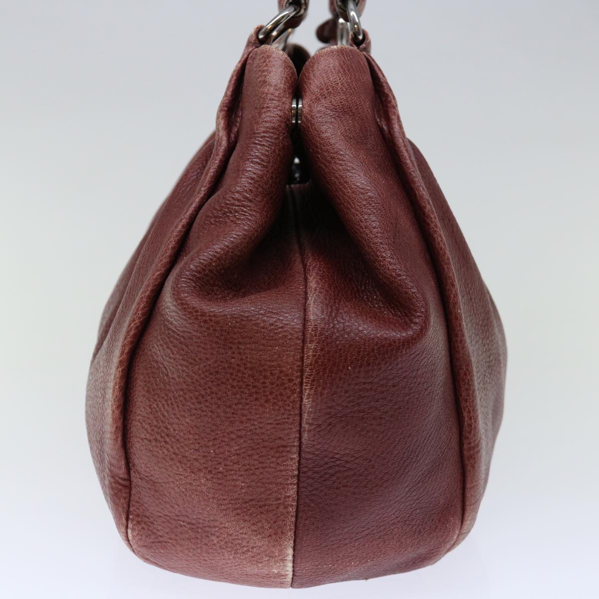 PRADA Tote Bag Leather Red ep3972