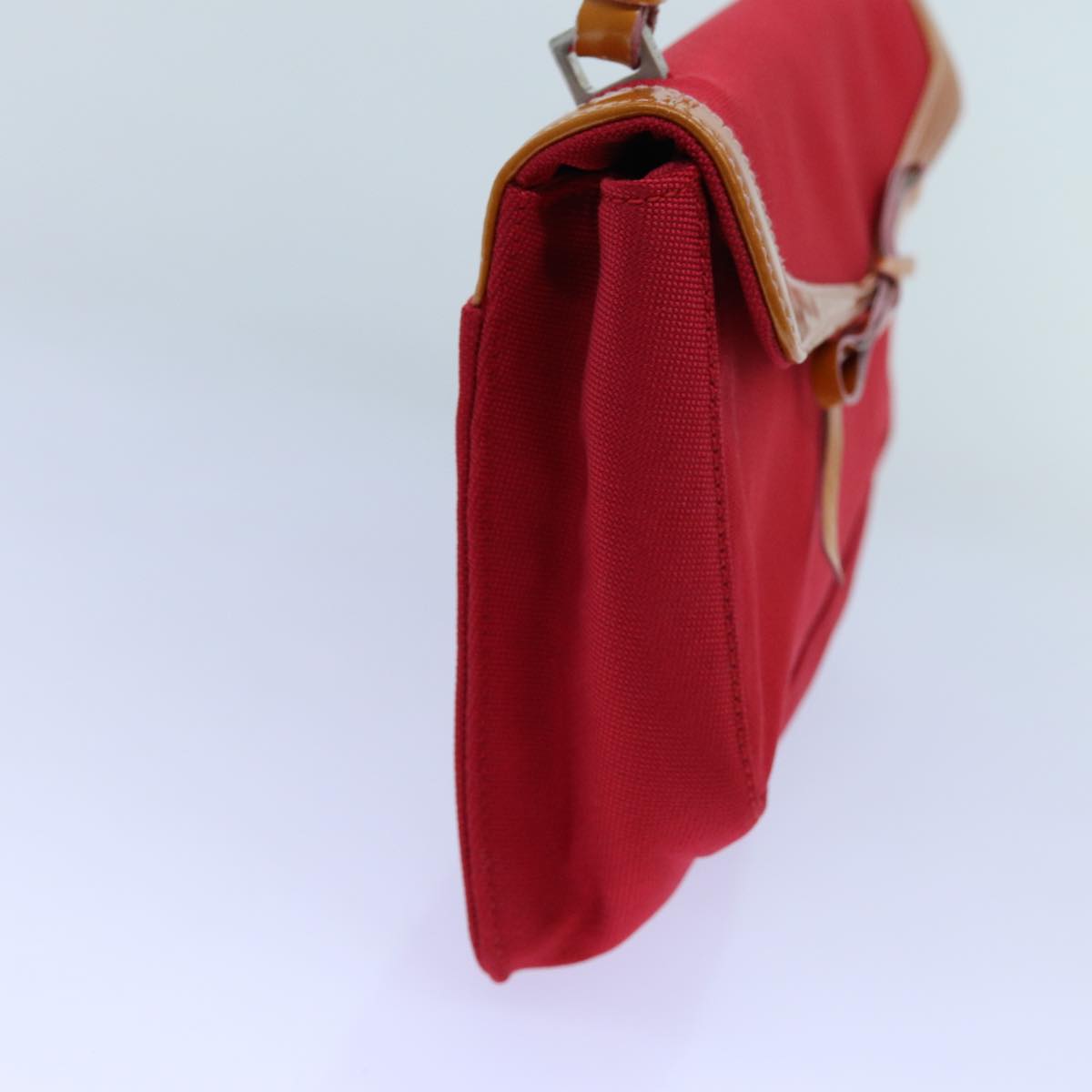 PRADA Shoulder Bag Canvas Red ep4056