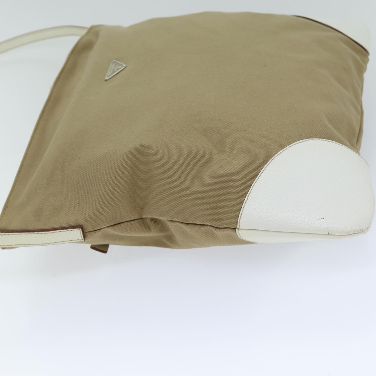 PRADA Shoulder Bag Canvas Beige ep4213