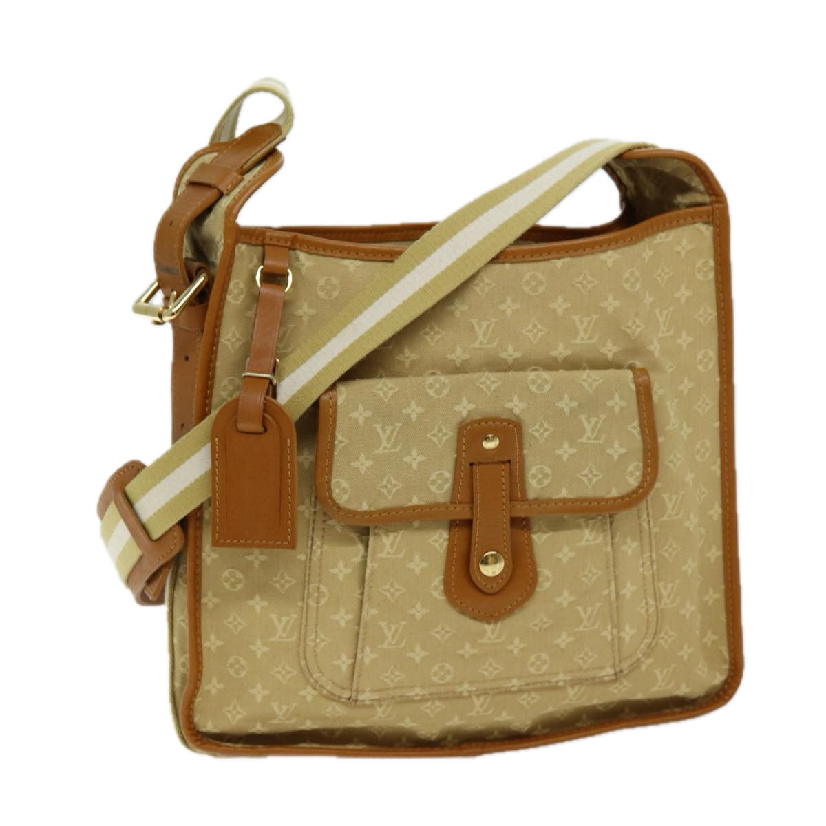 LOUIS VUITTON Monogram Mini Buzas Marie Kate Bag Beige M92323 LV ep4235