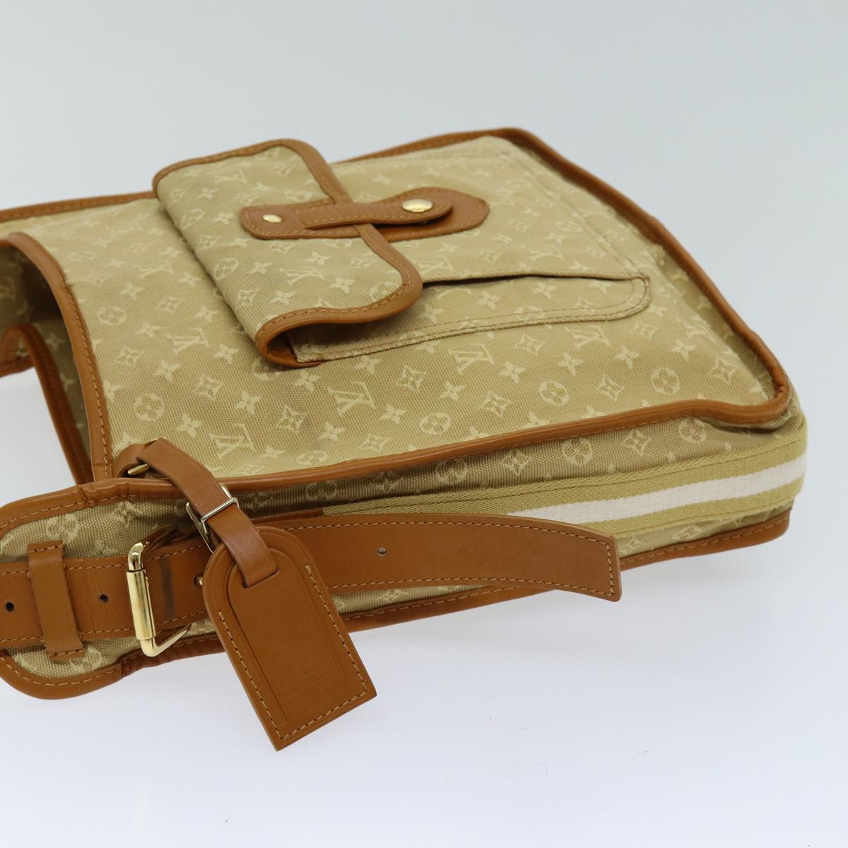 LOUIS VUITTON Monogram Mini Buzas Marie Kate Bag Beige M92323 LV ep4235