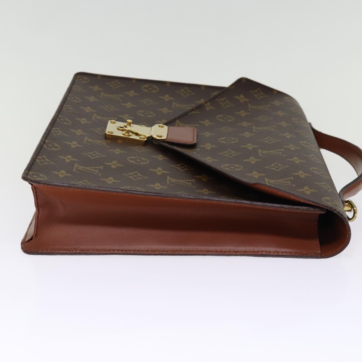 LOUIS VUITTON Monogram Porte Documents Bandouliere Bag M53338 LV ep4274