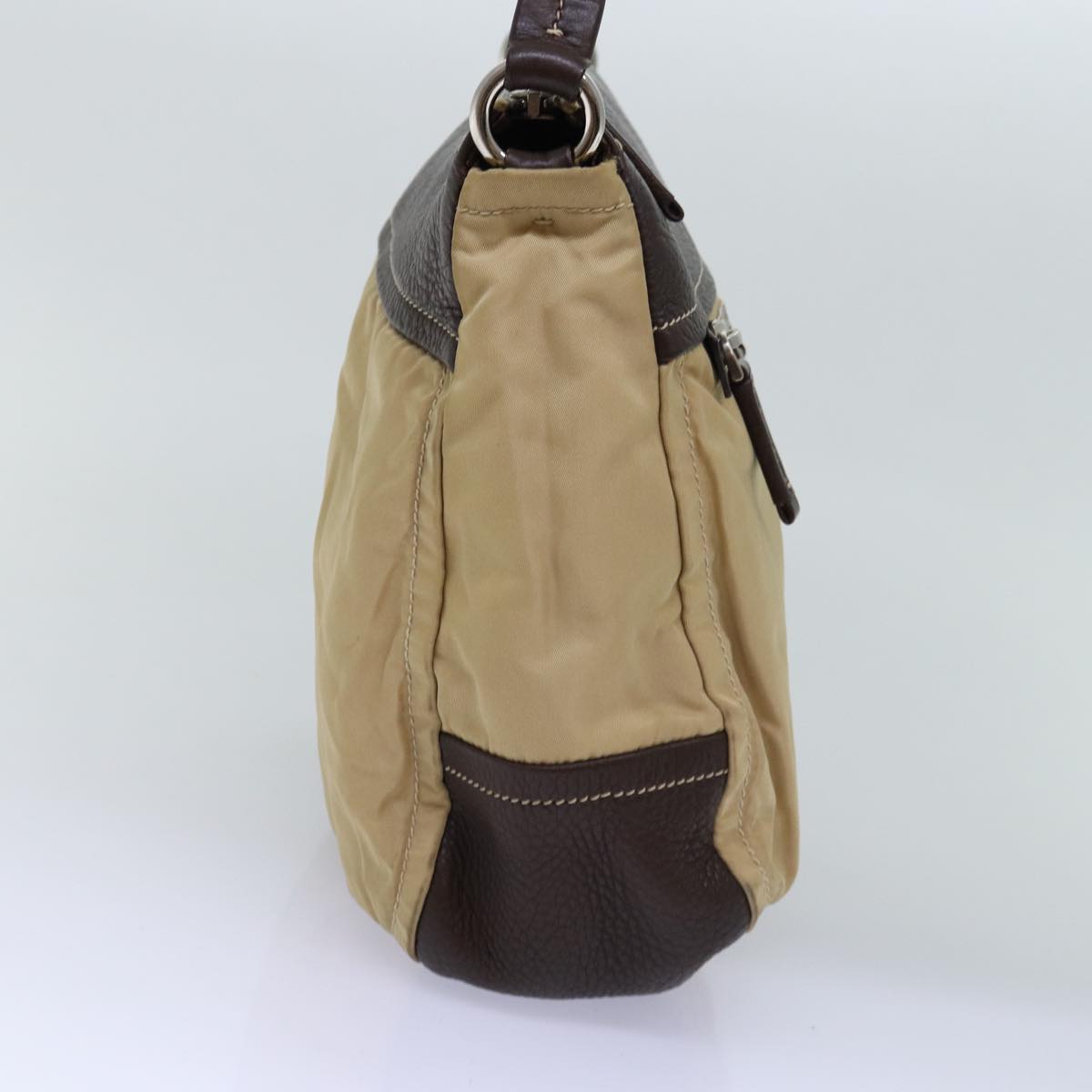 PRADA Shoulder Bag Nylon Beige ep4286