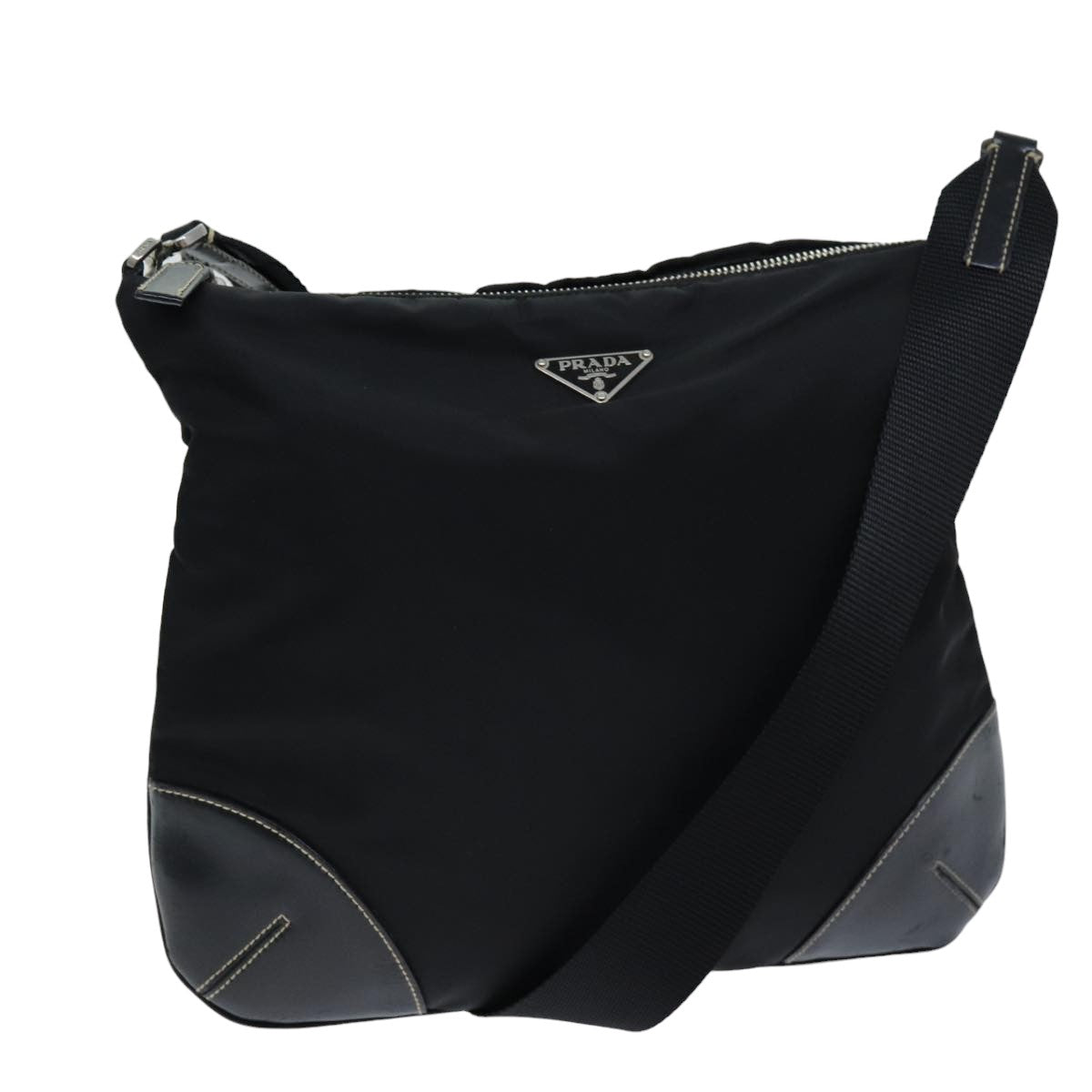 PRADA Shoulder Bag Nylon Black ep4328