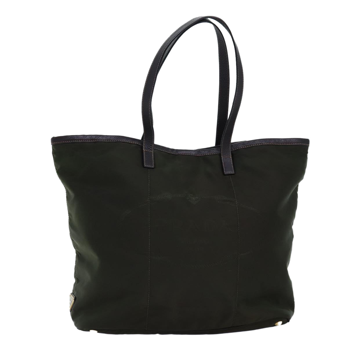 PRADA Tote Bag Nylon Khaki ep4350